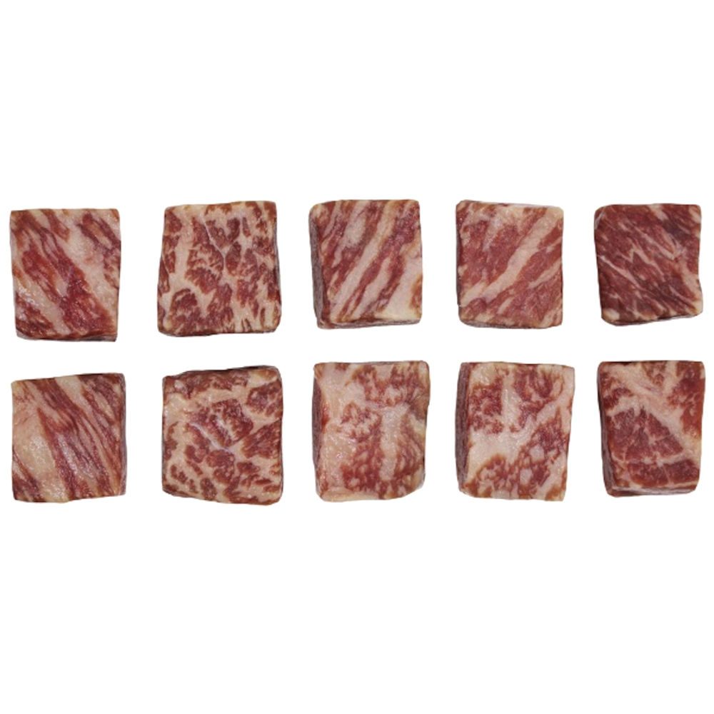 Biru Wagyu Steak Cubes, 8 Wochen ShioMizu Aged