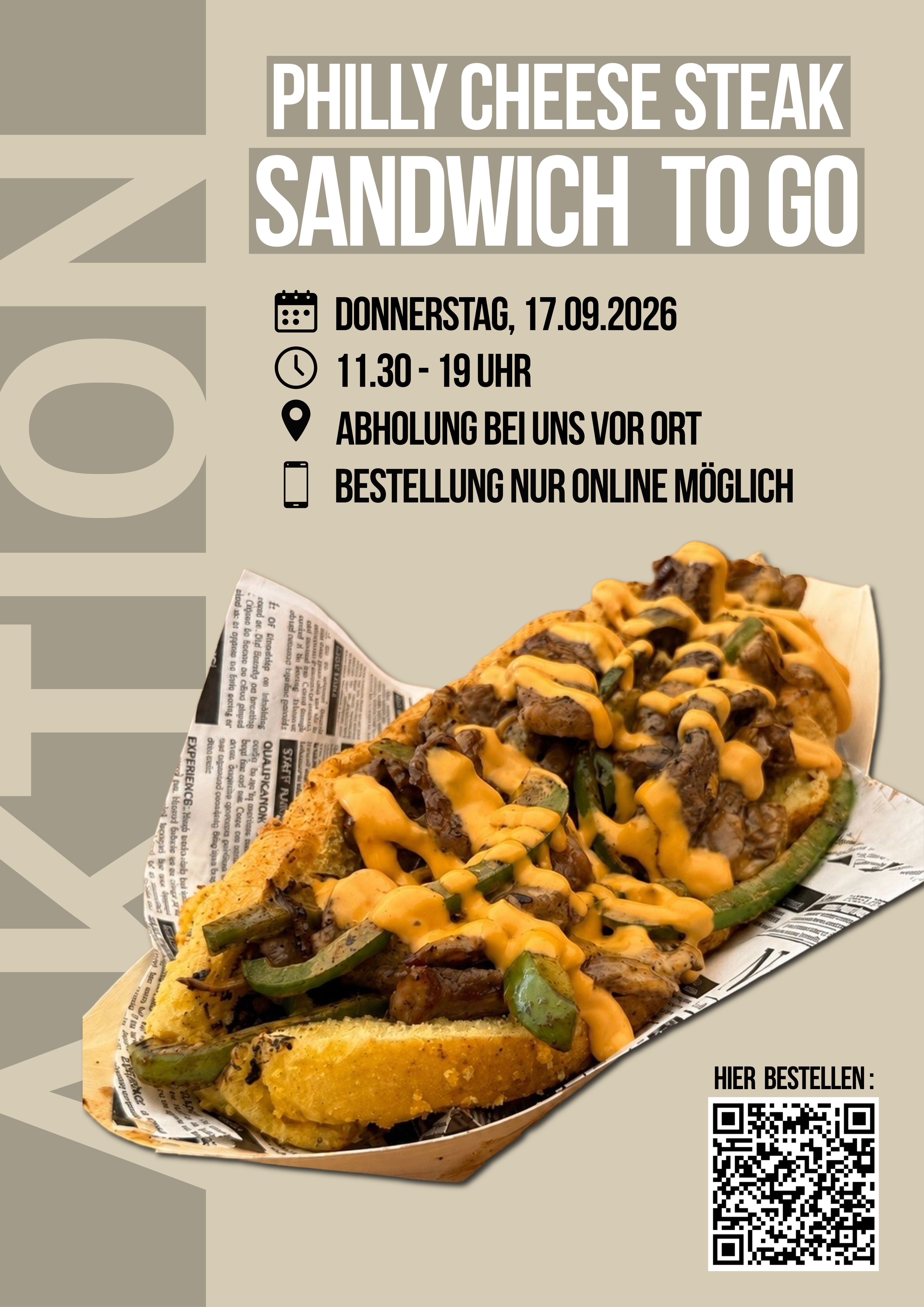 Philly Cheese Steak Sandwich