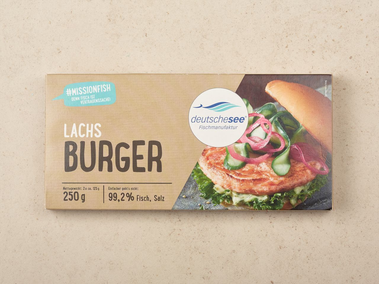 Lachs Burger, 250g