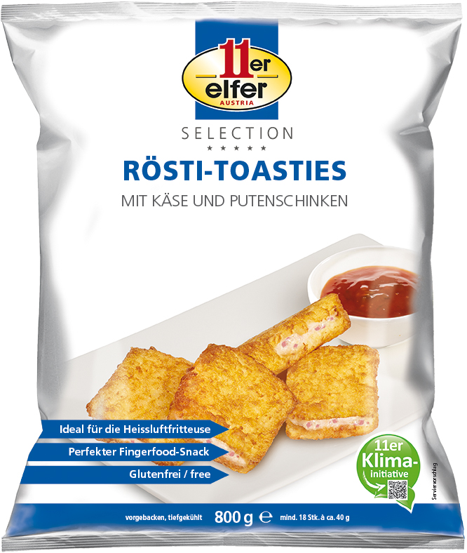 11er GmbH, Rösti-Toasties, 800g Beutel