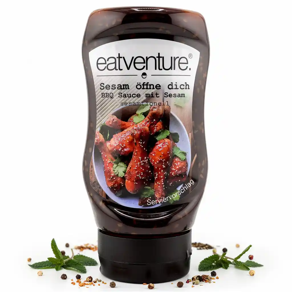 Sesam öffne dich, BBQ Sauce mit Sesam, 315ml