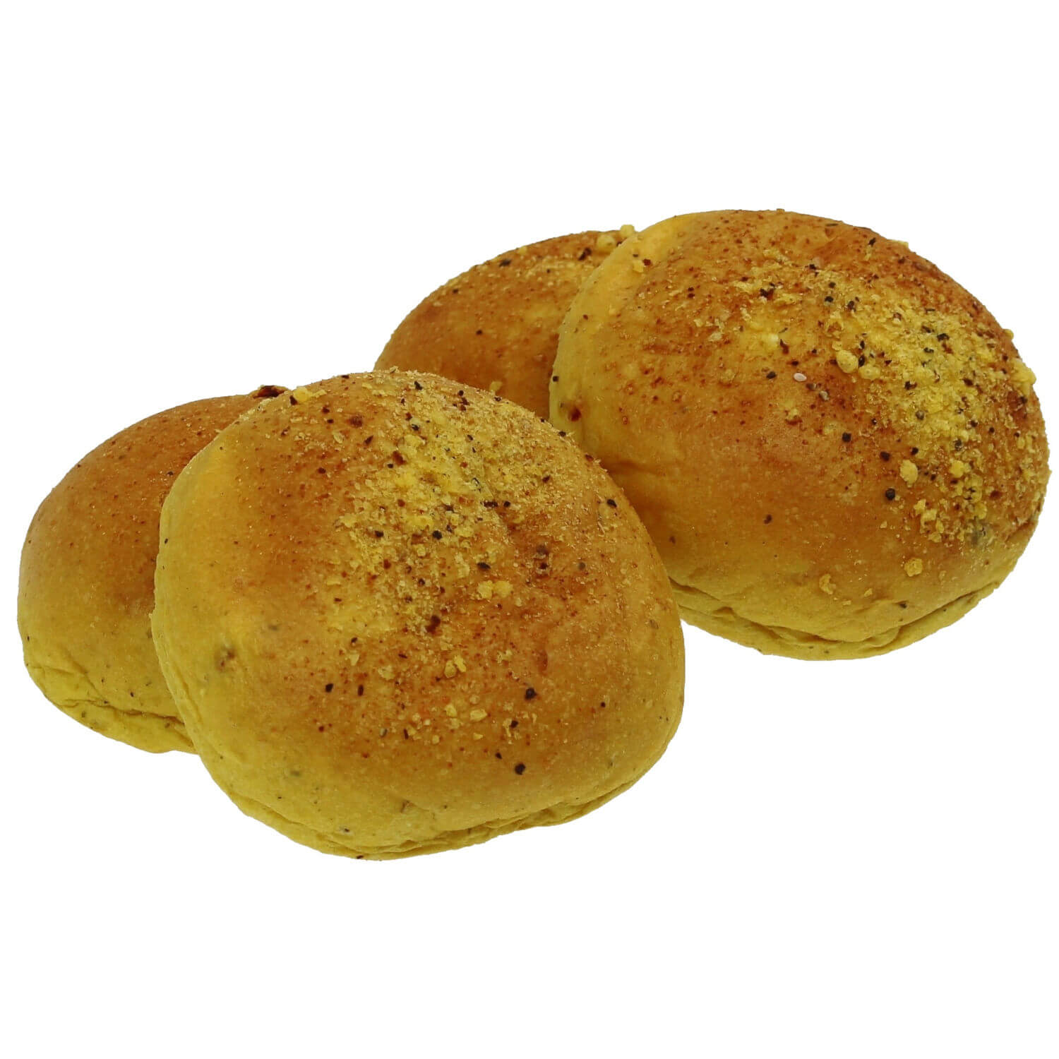 Curry Burger Buns, 4er Pack