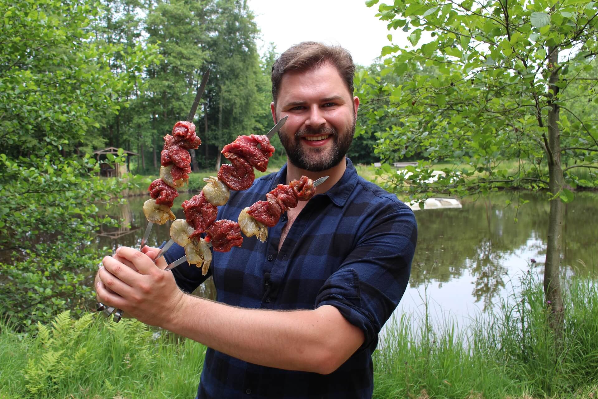 Surf & Turf Grillspieße