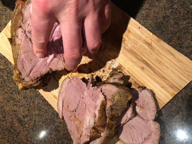 Geschmorte Lammkeule