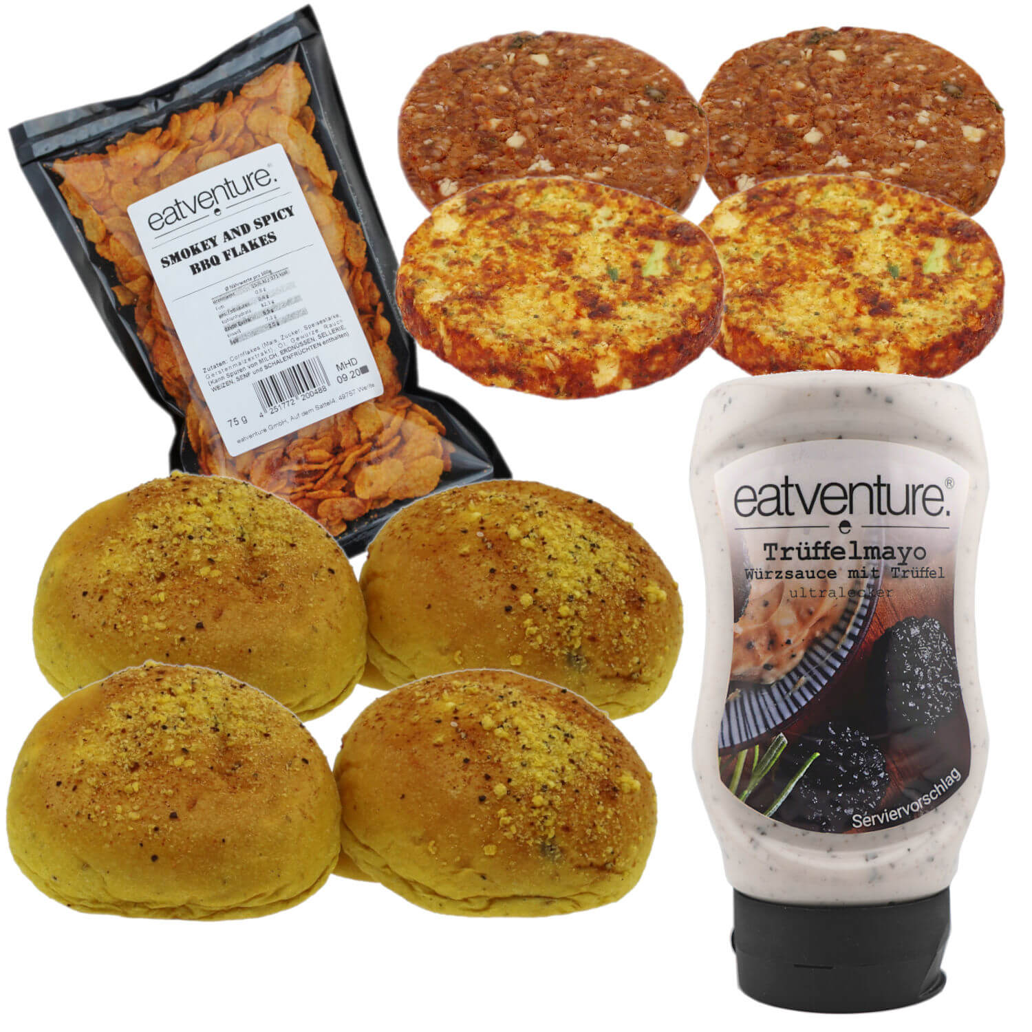 Paket "4er Vegan & Chili Cheese Burger Paket"