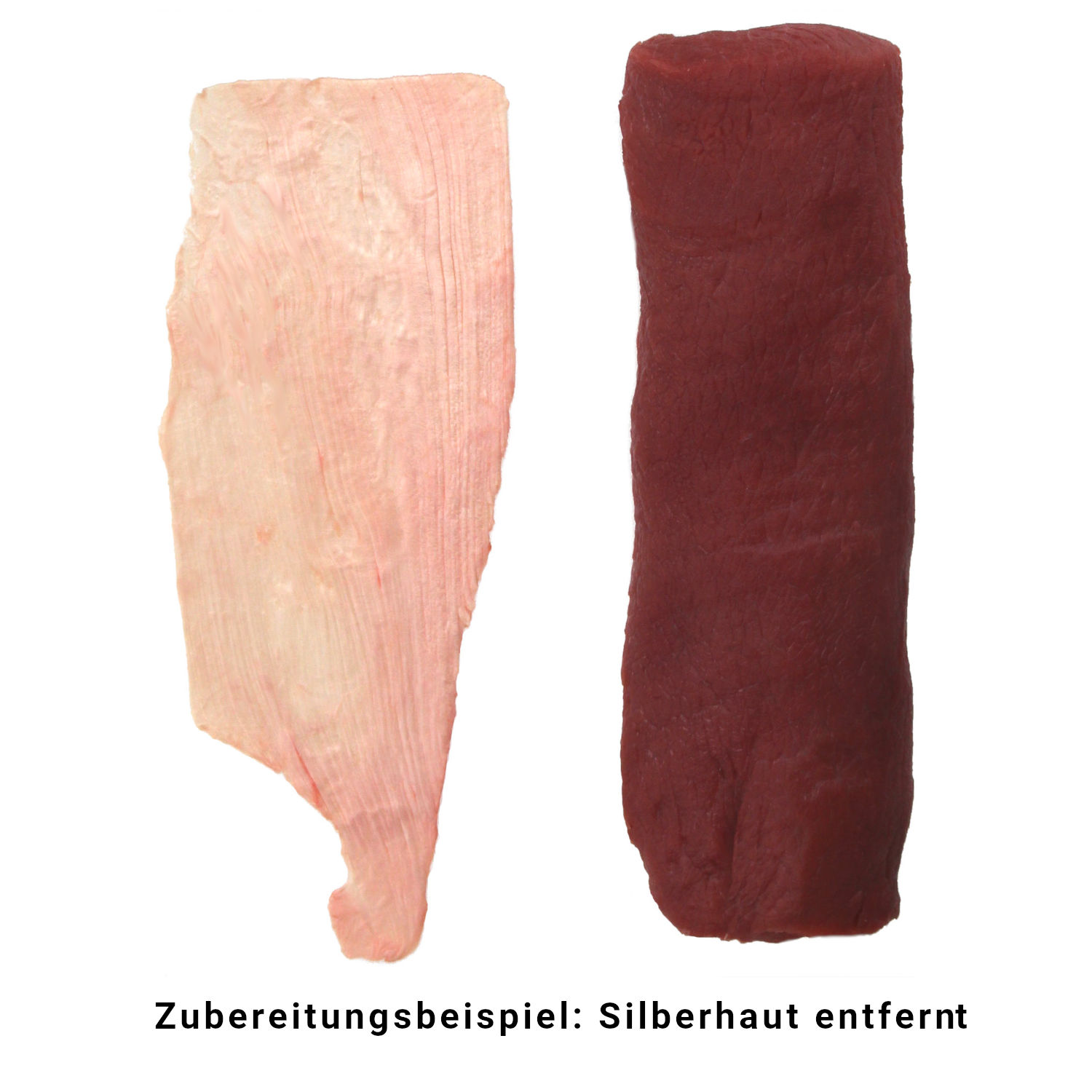 Wildschwein Lachs halb, Wildschweinrücken ohne Knochen