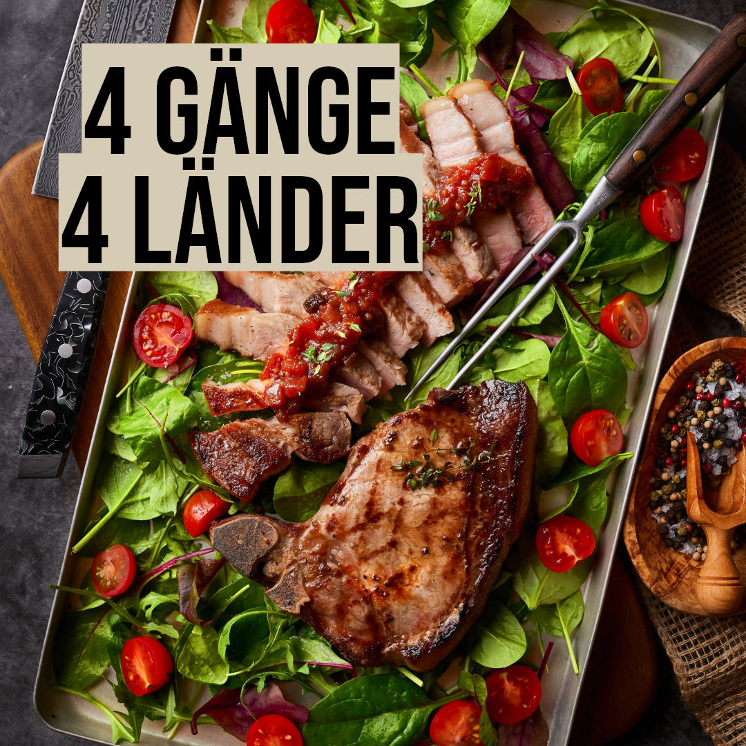 Ticket für "4 Gänge 4 Länder" Event - 29.05.2026 - 19:00 Uhr