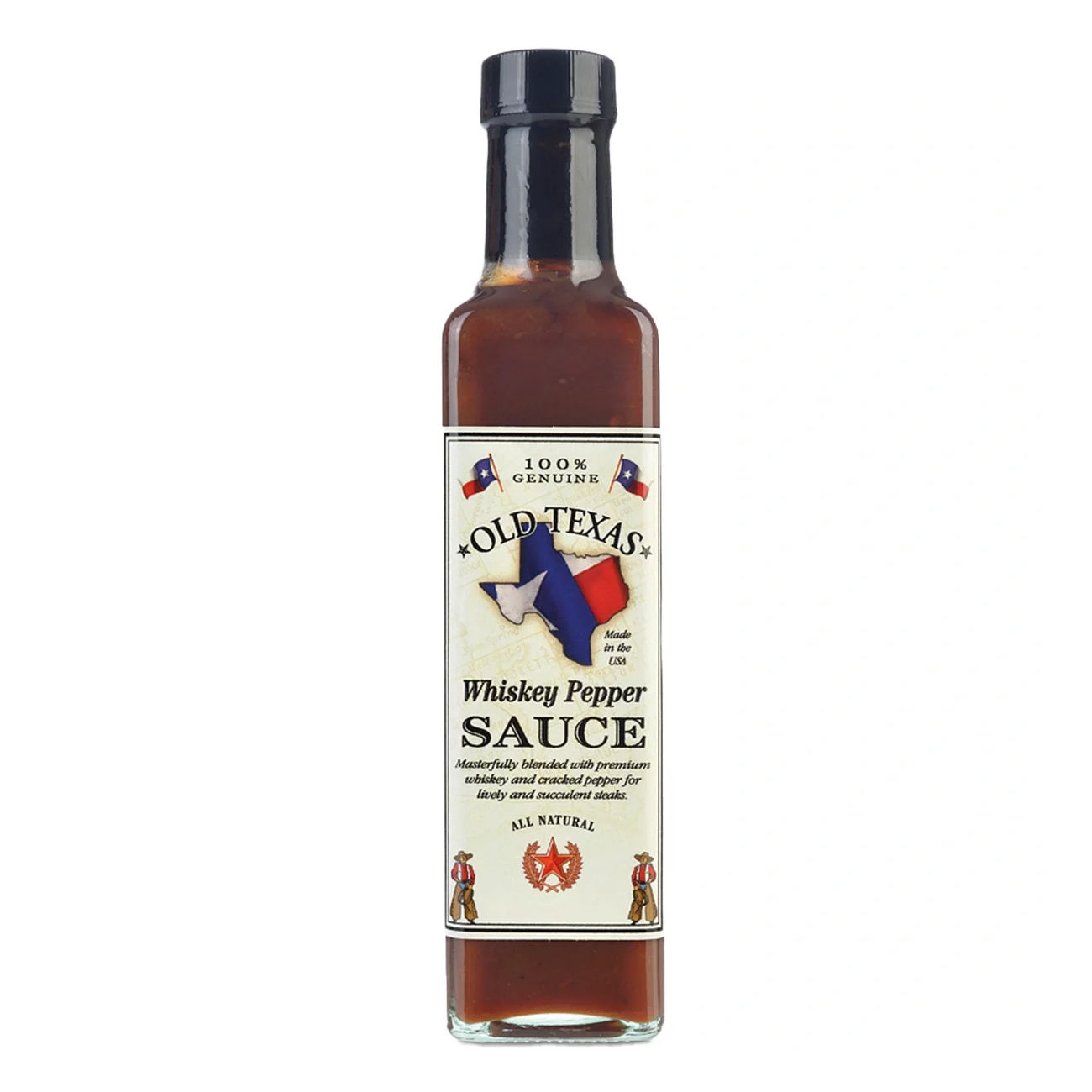 Sydney & Frances Old Texas Whiskey Pepper Steak Sauce, 250ml