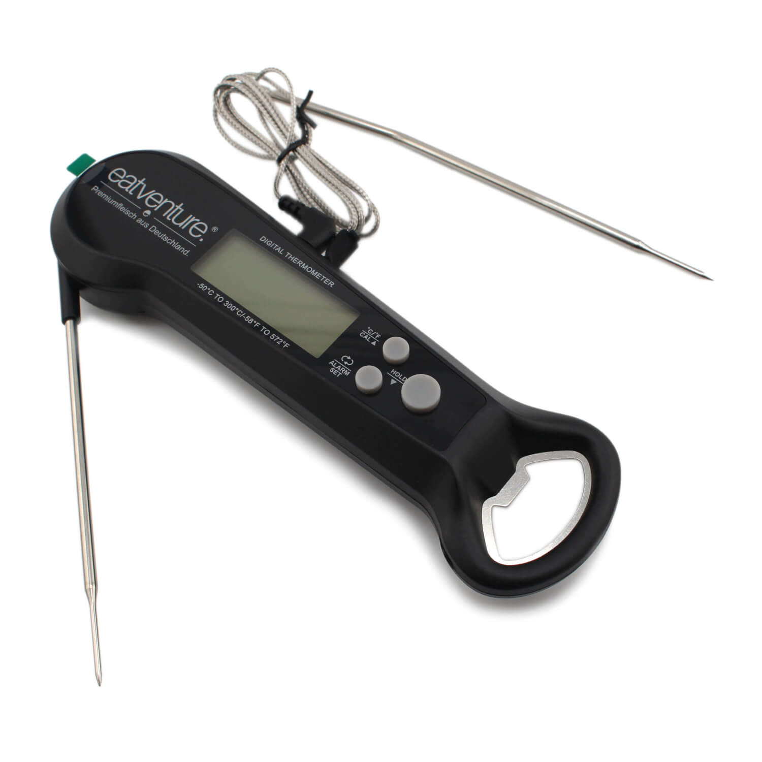 eatventure Fleischthermometer mit zwei Mess-Spitzen