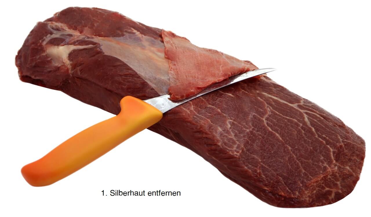 Red Heifer Flat Iron im Ganzen, 5 Wochen Wet Aged