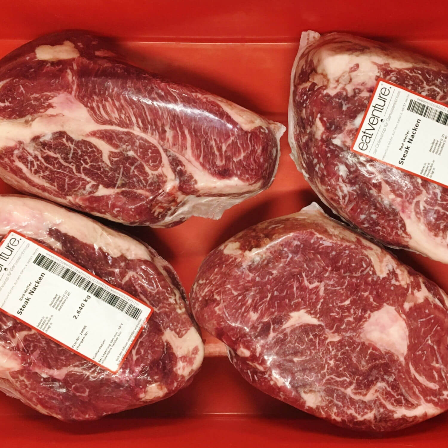 Red Heifer Steak Nacken, 5 Wochen Wet Aged