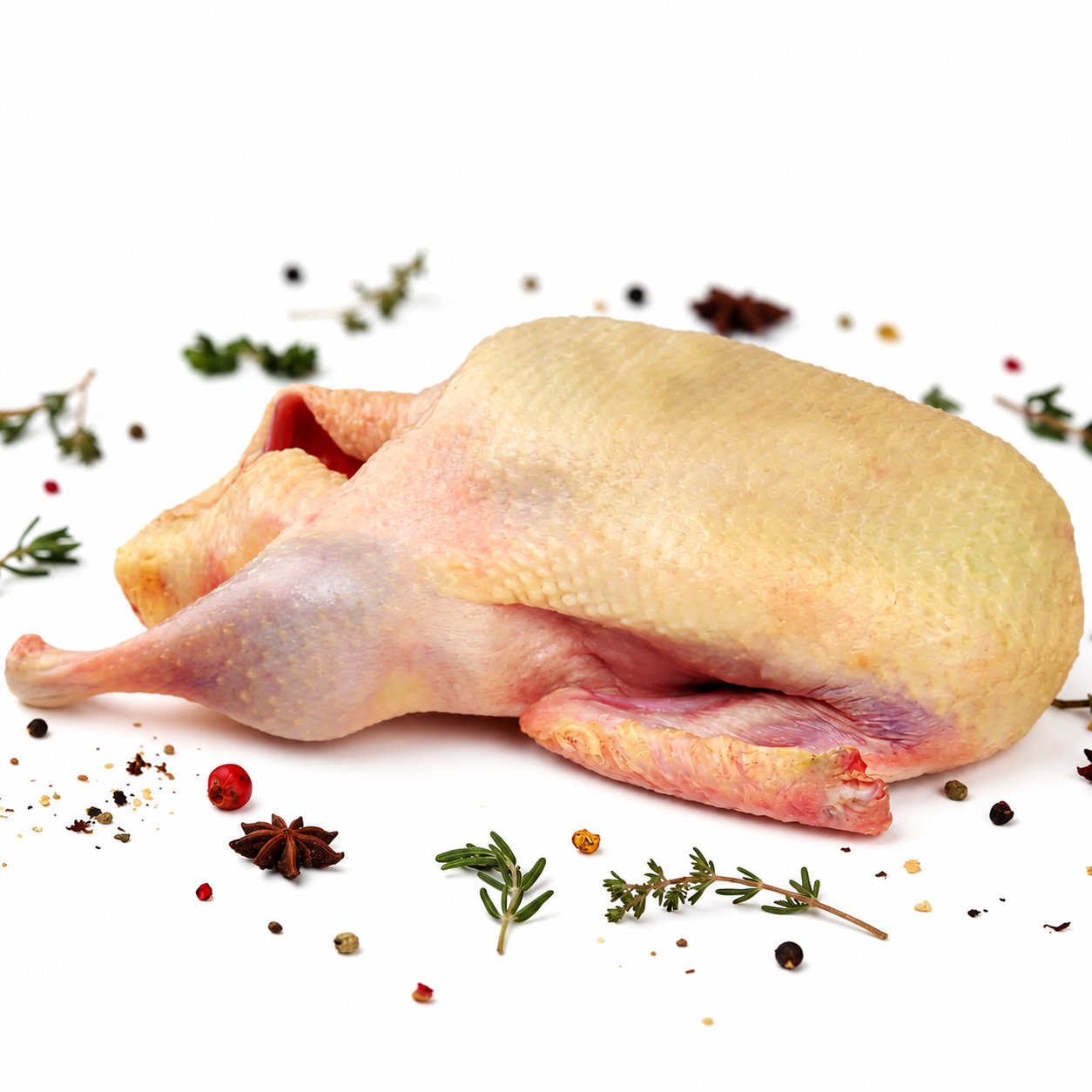 Barbarie Ente im Ganzen