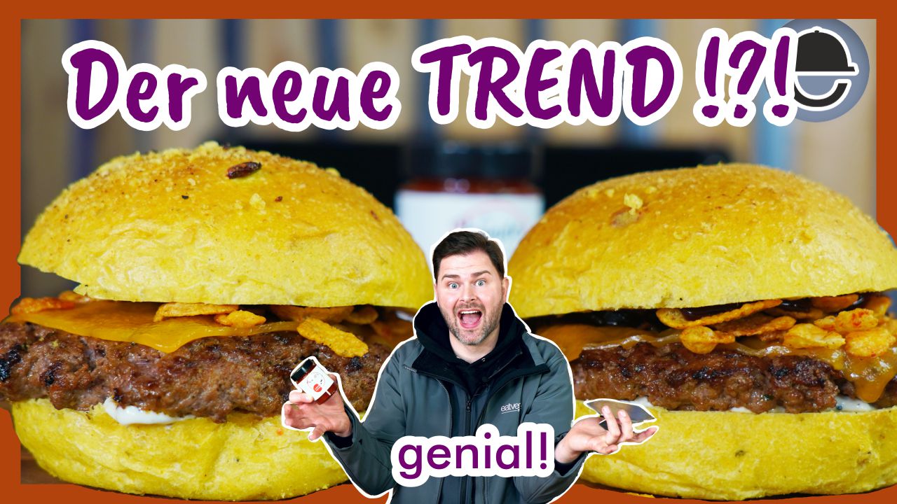 Smashed Burger in Wunderwürze Liquid Bacon