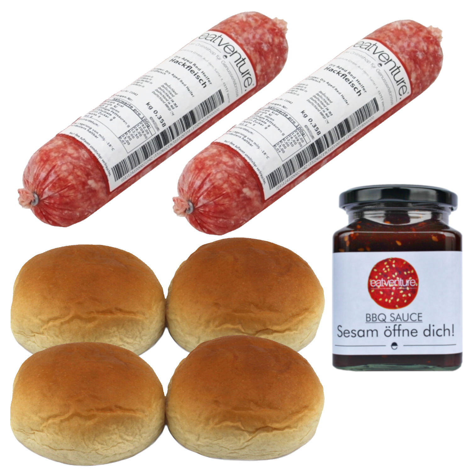 Paket "Smash Paket klein" (4 Burger)