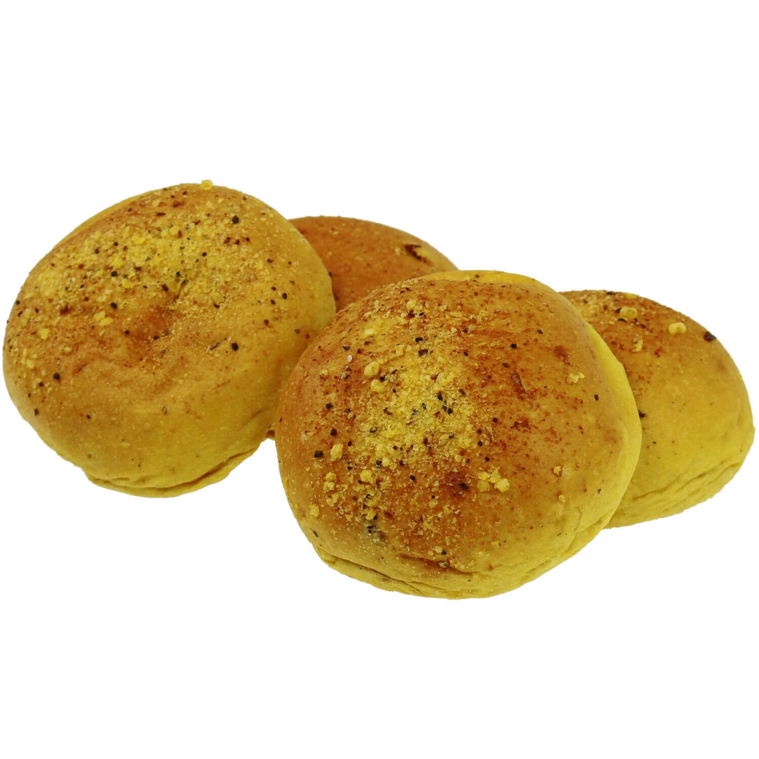 Mini Curry Burger Buns, 4er Pack