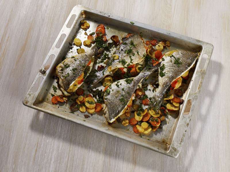 Dorade mit Wurzelgemüse