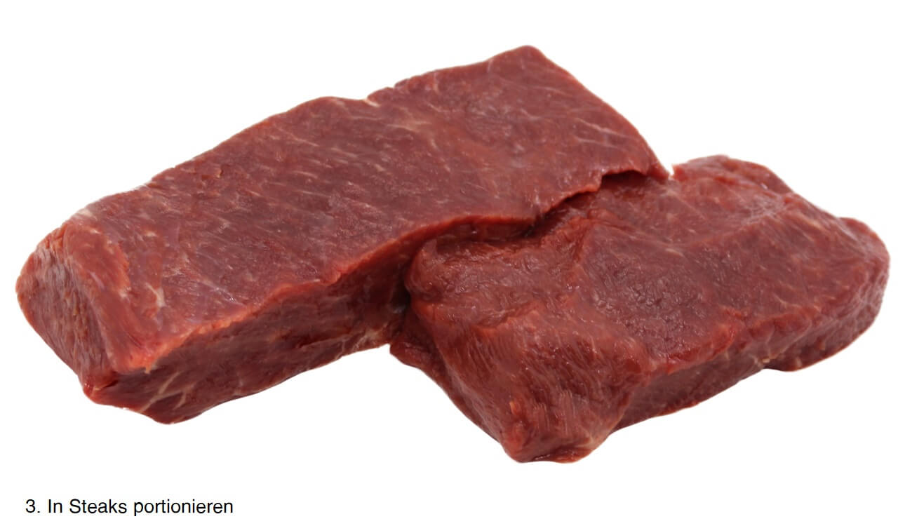 Red Heifer Flat Iron im Ganzen, 5 Wochen Wet Aged