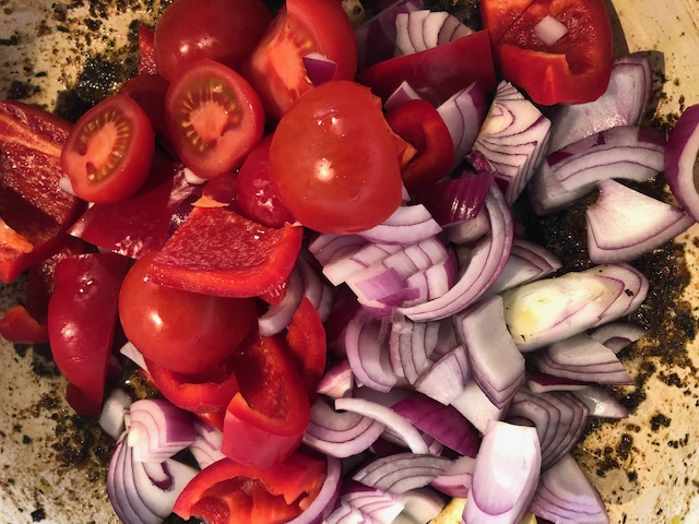 Geschmorte Lammkeule