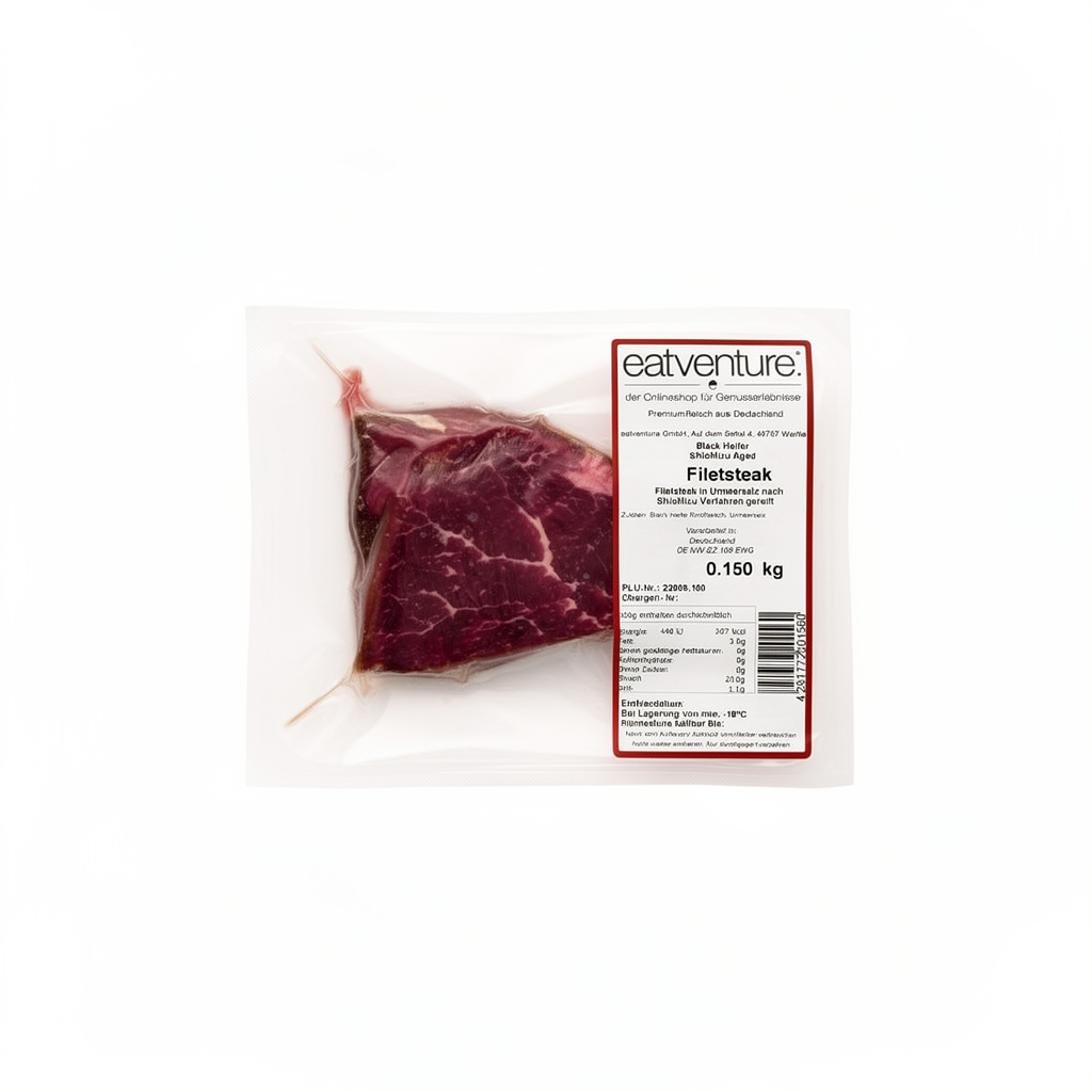 Black Heifer Filetsteak, 4 Wochen ShioMizu Aged