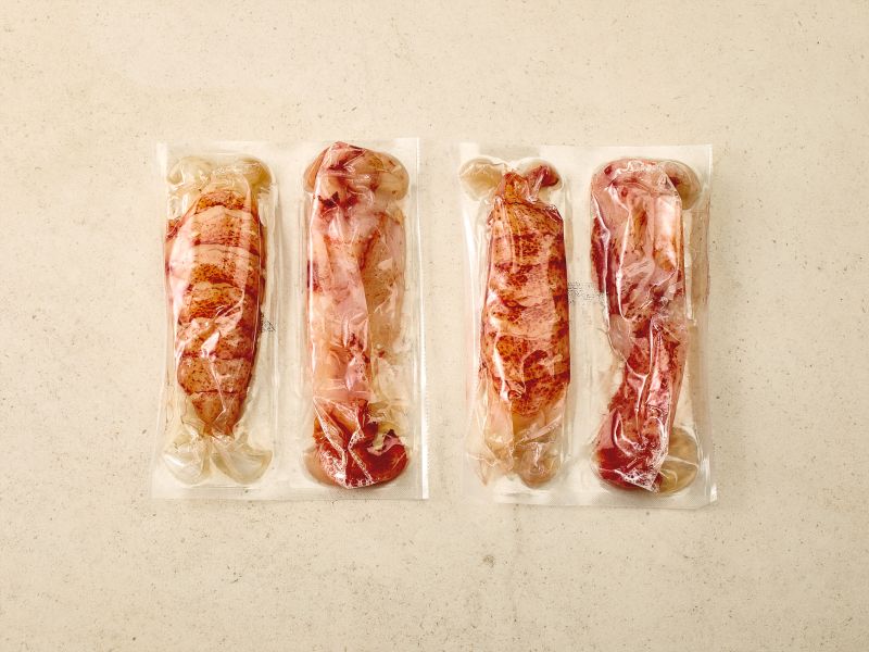 Hummerschwanz- und Scherenfleisch