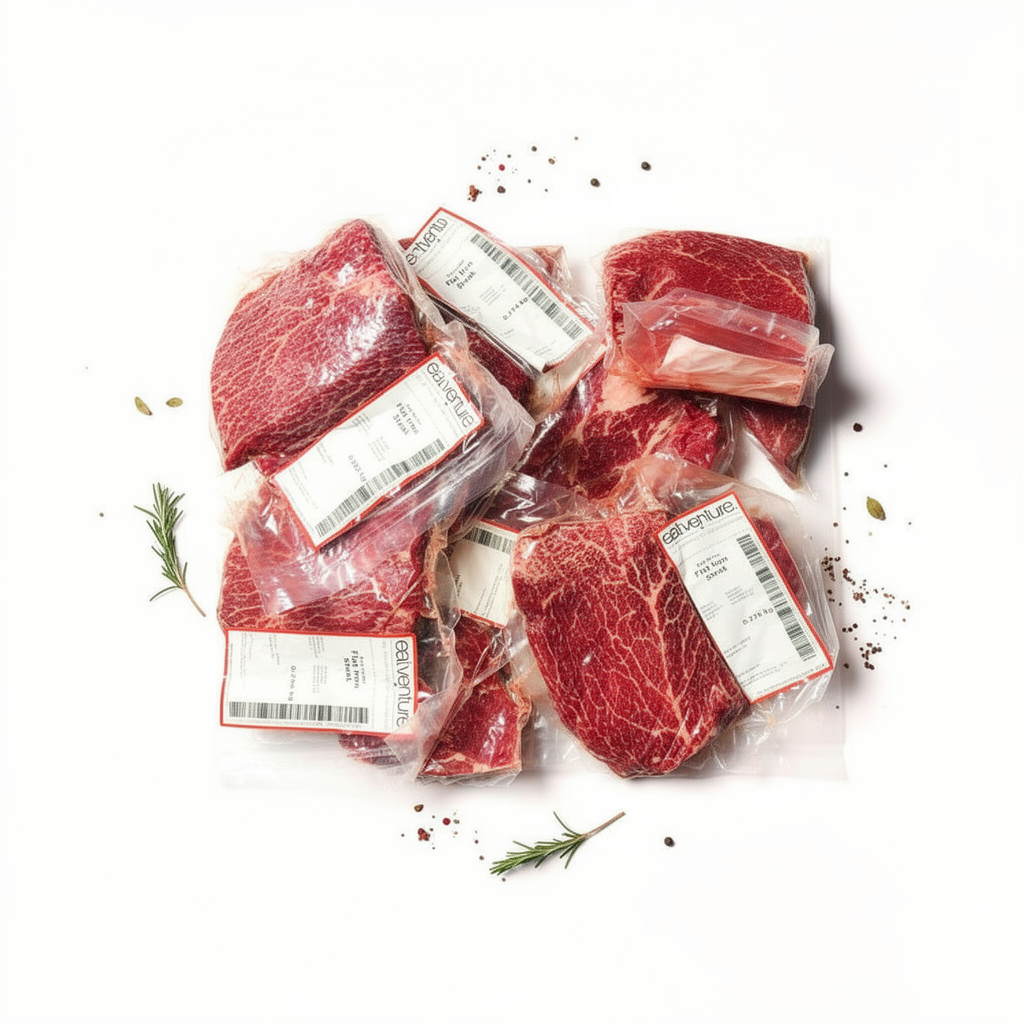 Red Heifer Flat Iron Steak, 5 Wochen Wet Aged