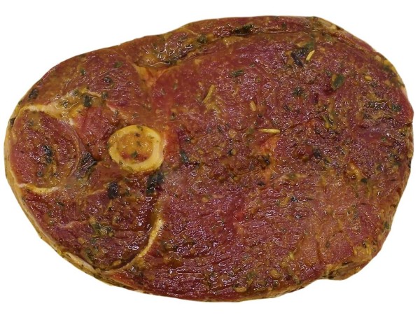 Charmoise Lamm Steak aus der Keule, mariniert in Magic Toskana Wunderwürze