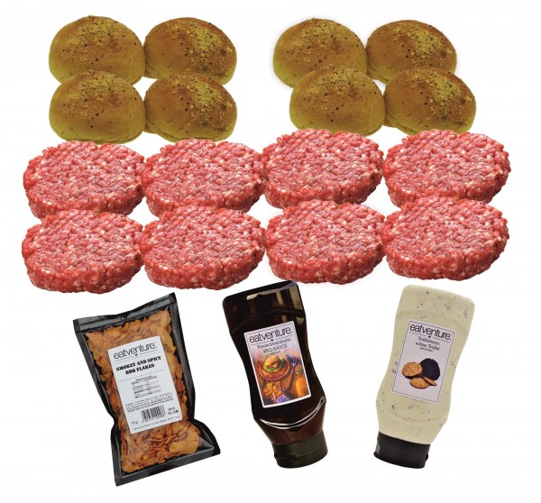 Paket "Premium Biru Wagyu Burger" (8 Burger)