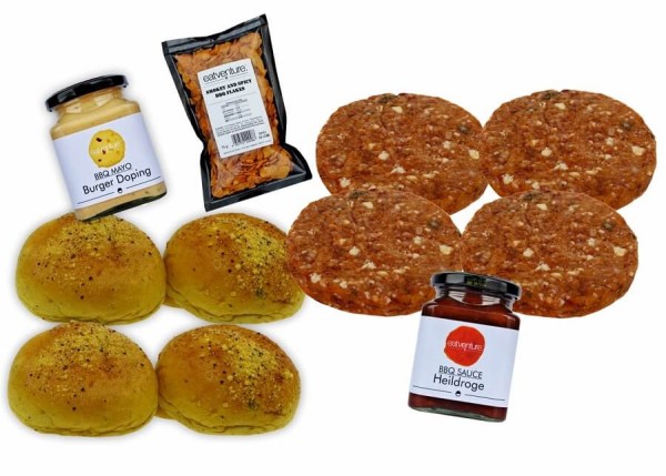 Paket „4er Chili Cheese Burger“