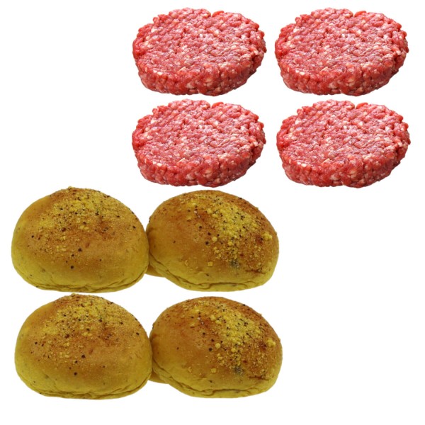 Paket "Mini Biru Wagyu Burger" (4 Mini Burger)