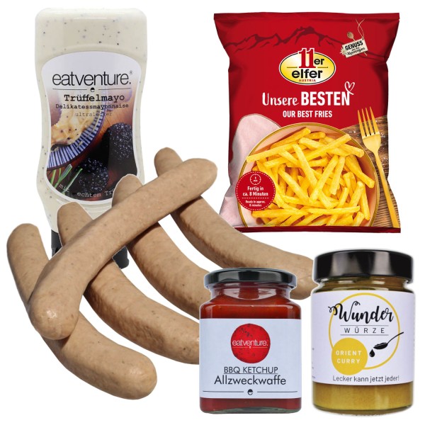 Paket "Currywurst + Pommes"