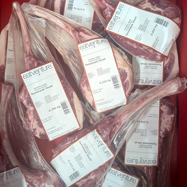 Eichelschwein Tomahawk Steak, 8 Wochen ShioMizu Aged
