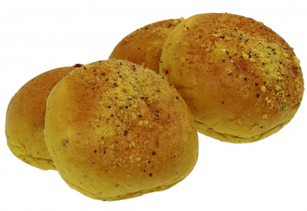 Curry Burger Buns, 4er Pack