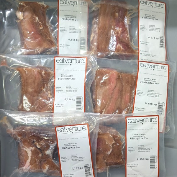 Eichelschwein Filetspitze, 8 Wochen ShioMizu, 2er Pack