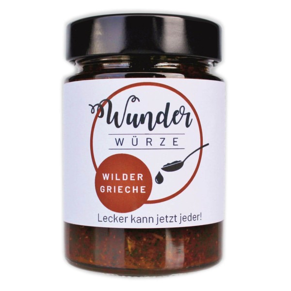 Wunderwürze, Wilder Grieche, 165g Glas