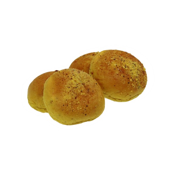 Mini Curry Burger Buns, 4er Pack