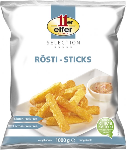 11er GmbH, Rösti Sticks, 11g/Stück, 1000g Beutel