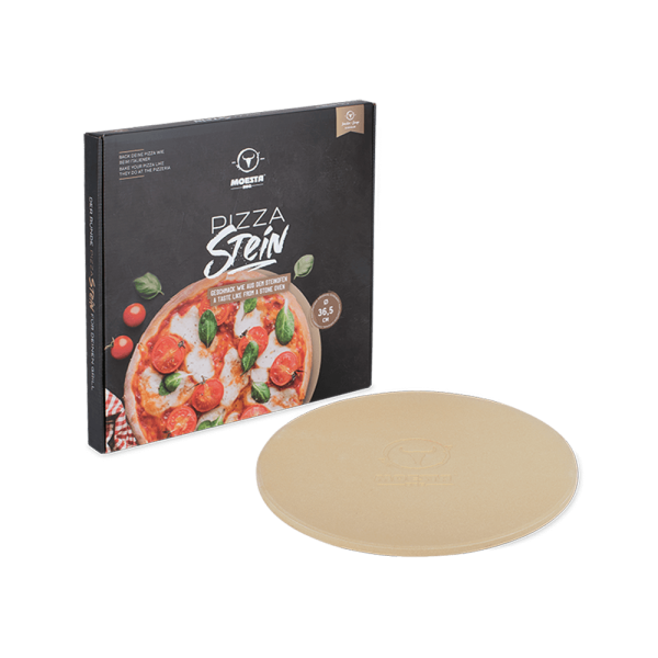 Moesta BBQ - Pizzastein mit Stier - 36,5 cm