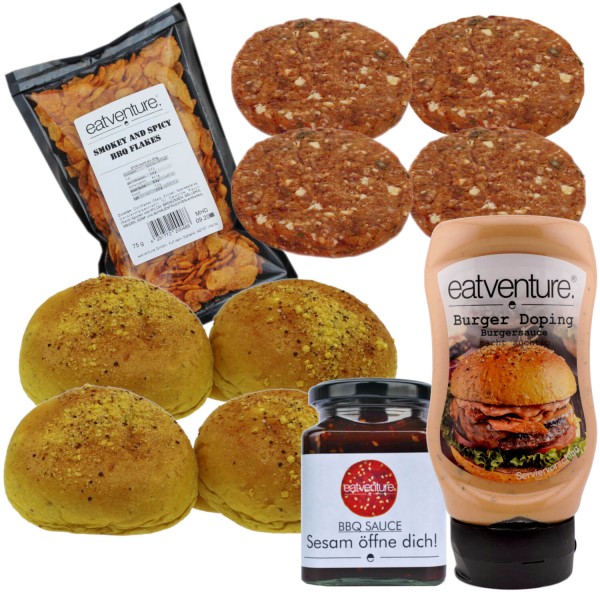 Paket "4er Chili Cheese Burger"