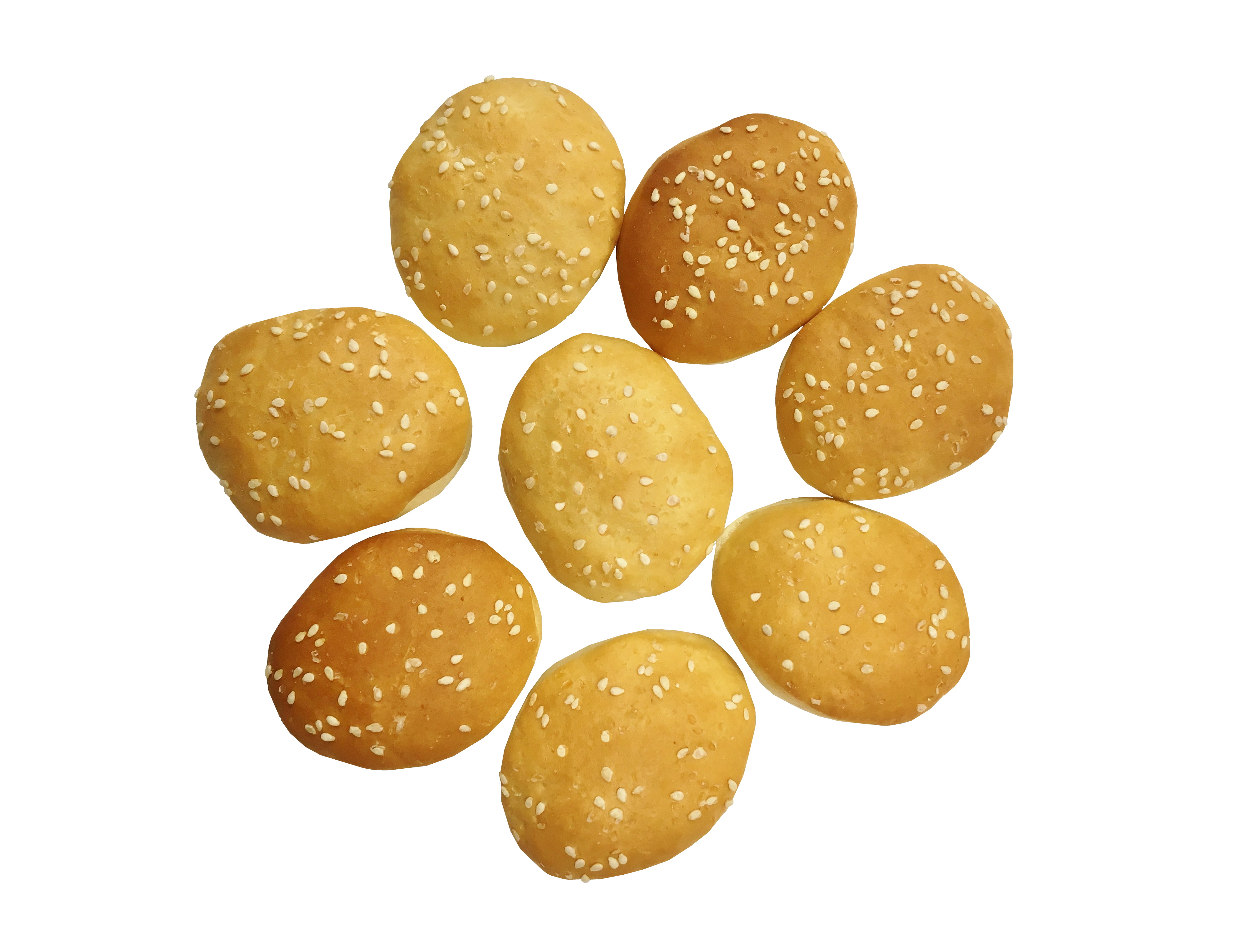 Mini Burger Buns Sesam, 8er Pack, ca. ø 5cm eatventure