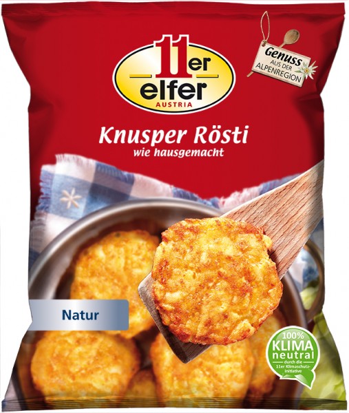 11er GmbH, Knusper Rösti, 50g/Stück, 600g Beutel