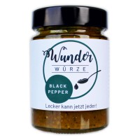 Wunderwürze, Black Pepper, 165g Glas Wunderwürze, Black Pepper, 165g Glas