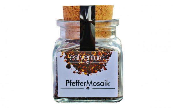 Pfeffermosaik, Korkenglas, 45g