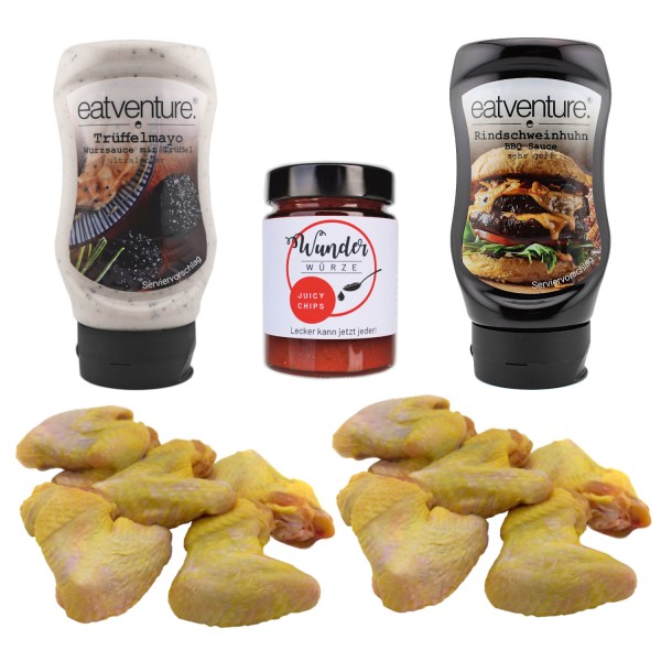 Paket "10er Chicken Wings + Saucen"