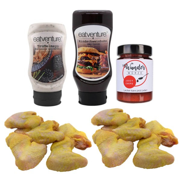 Paket "10er Chicken Wings + Saucen"
