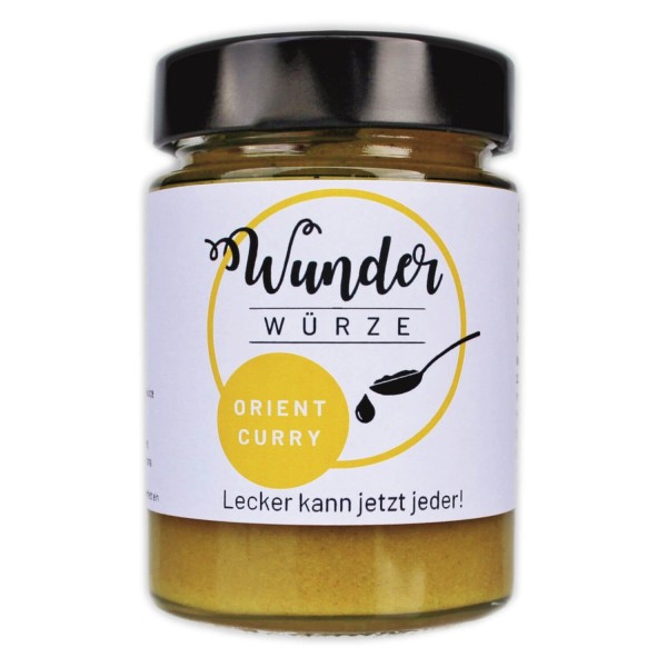 Wunderwürze, Orient Curry, 165g Glas