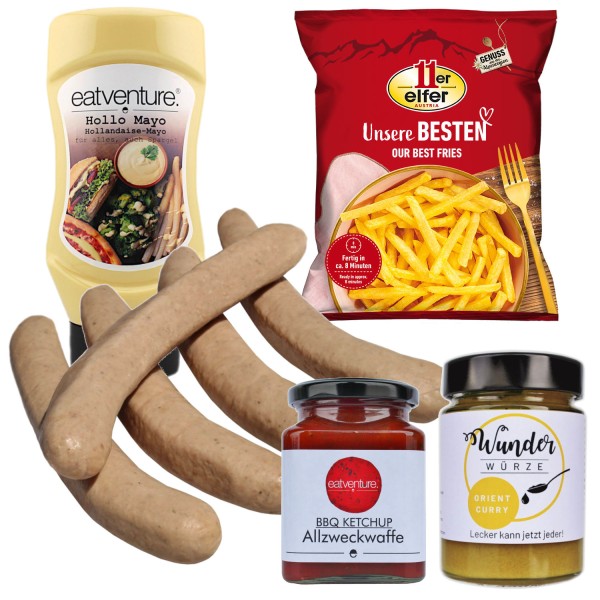 Paket "Currywurst + Pommes"